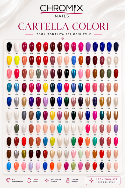 Aiko nail polish -cartella colori