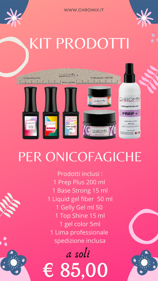 Kit per unghie onicofagiche